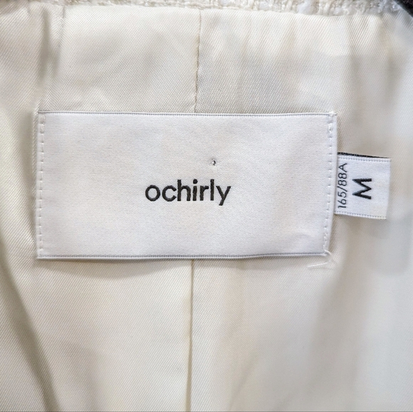 Ochirly Cream Tweed Tailored Blazer - Picture 6 of 7